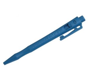 Caneta detetável HD Retrátil – Cor (azul) – Cor Tinta (azul), Com Clip, Pack 50