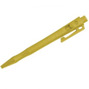 Caneta detetável HD Retrátil – Corp Amare- Cor Tinta (azul), Com Clip, Pack 50
