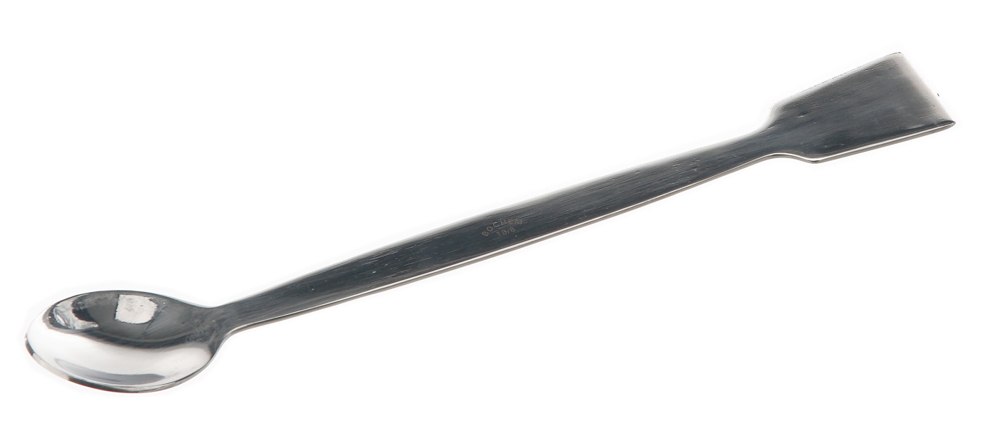 Espátula plana com colher, 180 mm