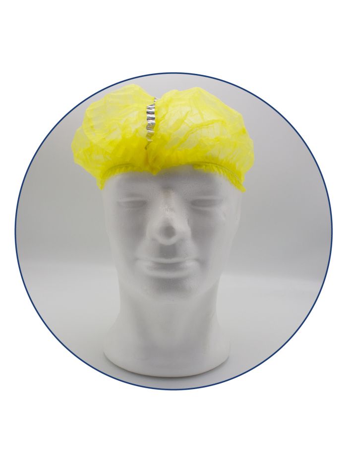 Hair Nets (Non Detectable) Yellow (Pack 1000)