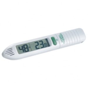 Termohigrómetro de bolso em forma de caneta