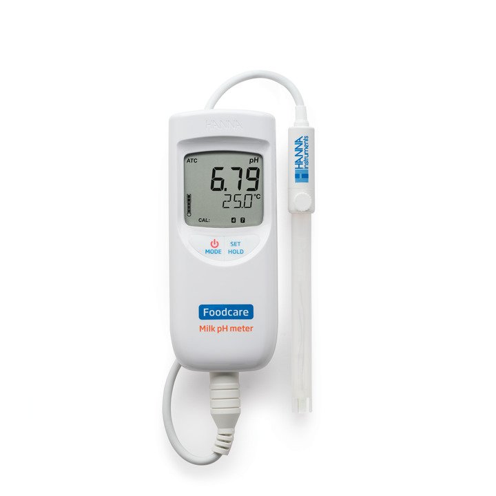 Medidor portátil de pH/Temperatura para Leite