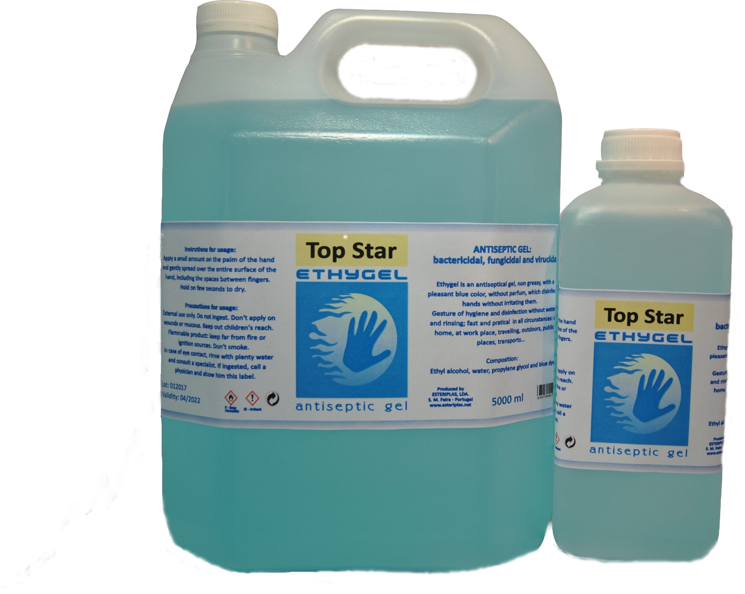 ETHYGEL - Gel Alcoólico, 5 L